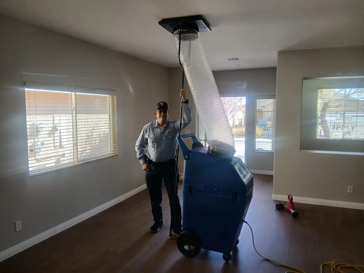 Professional Dryer Vent Cleaning work inside a Chickasha home
